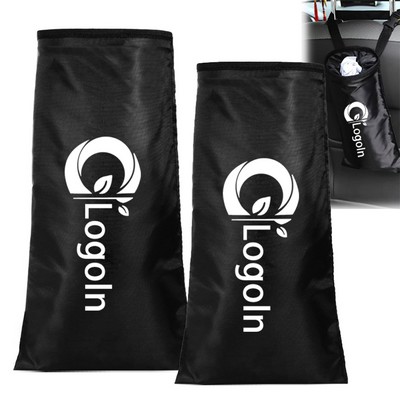 Foldable Car Trash Can Portable Hanging Debris Storage