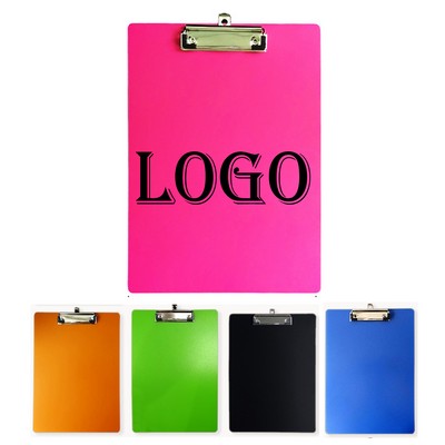 A4 Size PP Plastic Clipboard