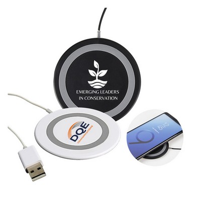 5W QI Round Wireless Charging Pad