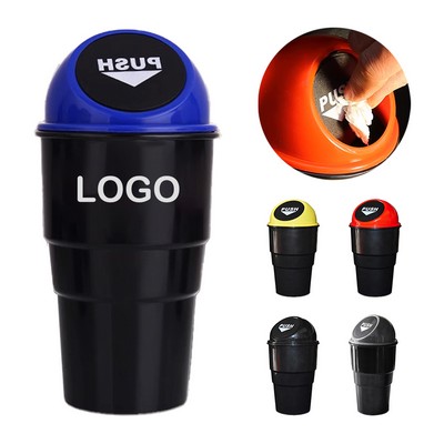 Swing Lid Car Trash Can