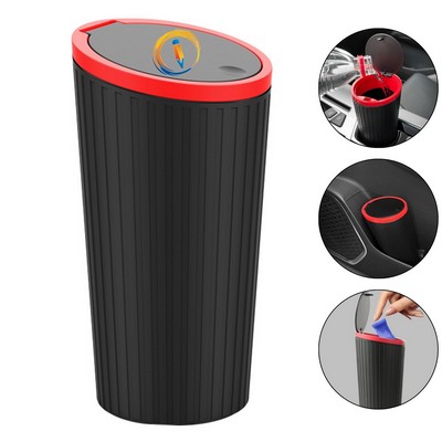 Car Trash Can with Lid